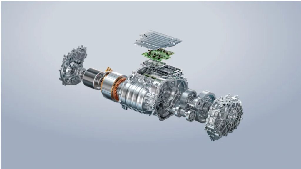 Tampilan Komponen Terurai Quark Electric Drive 2.0 Amorphous-Carbon Fiber Super Electric Drive