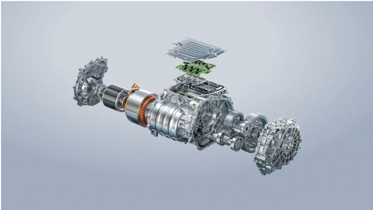 Tampilan Komponen Terurai Quark Electric Drive 2.0 Amorphous-Carbon Fiber Super Electric Drive