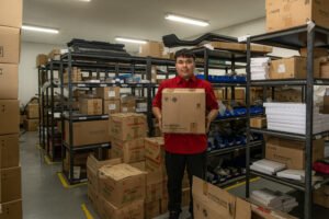 Tersedia juga area spare part yang lengkap