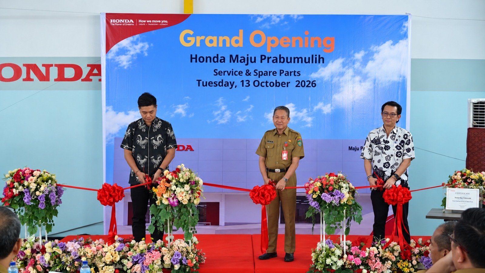 Peresmian Honda Maju Prabumulih