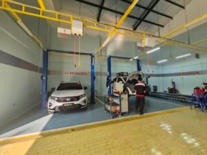 Area servis bersih dan luas