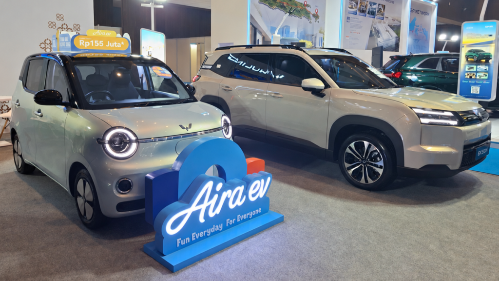 Wuling membawa city car EV, Aira ev dan SUV 7-seater, yaitu Eksion EV
