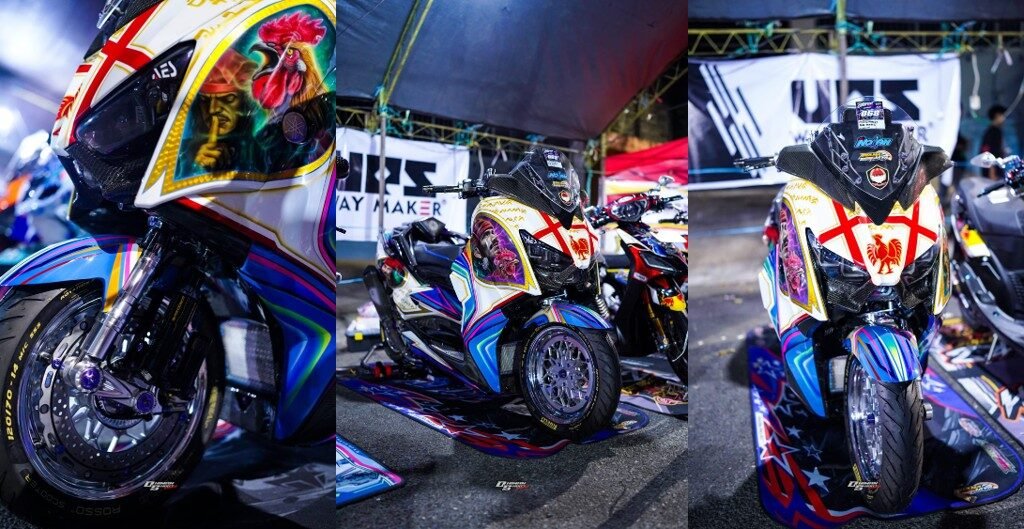 Modifikasi Yamaha XMAX asal Pangkep